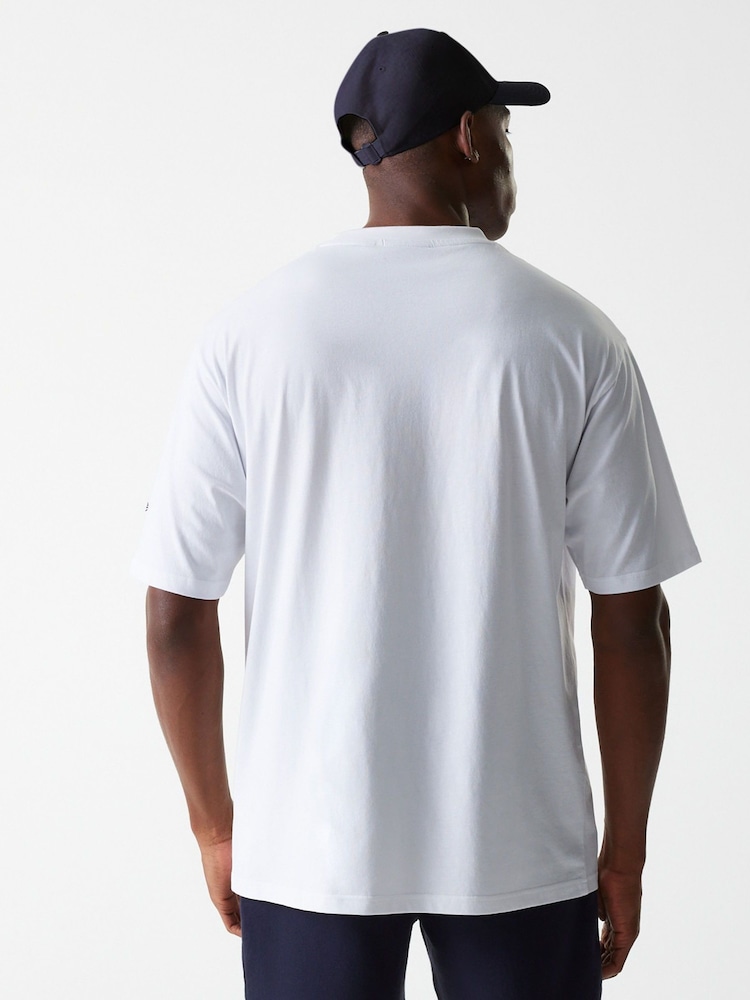 Blanco - New Era Mens New York Yankee Logo Black T-Shirt - Imagen 2 de 8