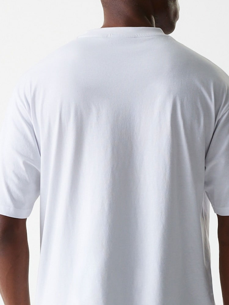 Blanco - New Era Mens New York Yankee Logo Black T-Shirt - Imagen 8 de 8