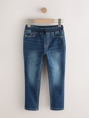 Black/Navy Regular Fit Stretch Elasticated Waist Jeans 2 Pack (3-16yrs) - Image 2 of 8