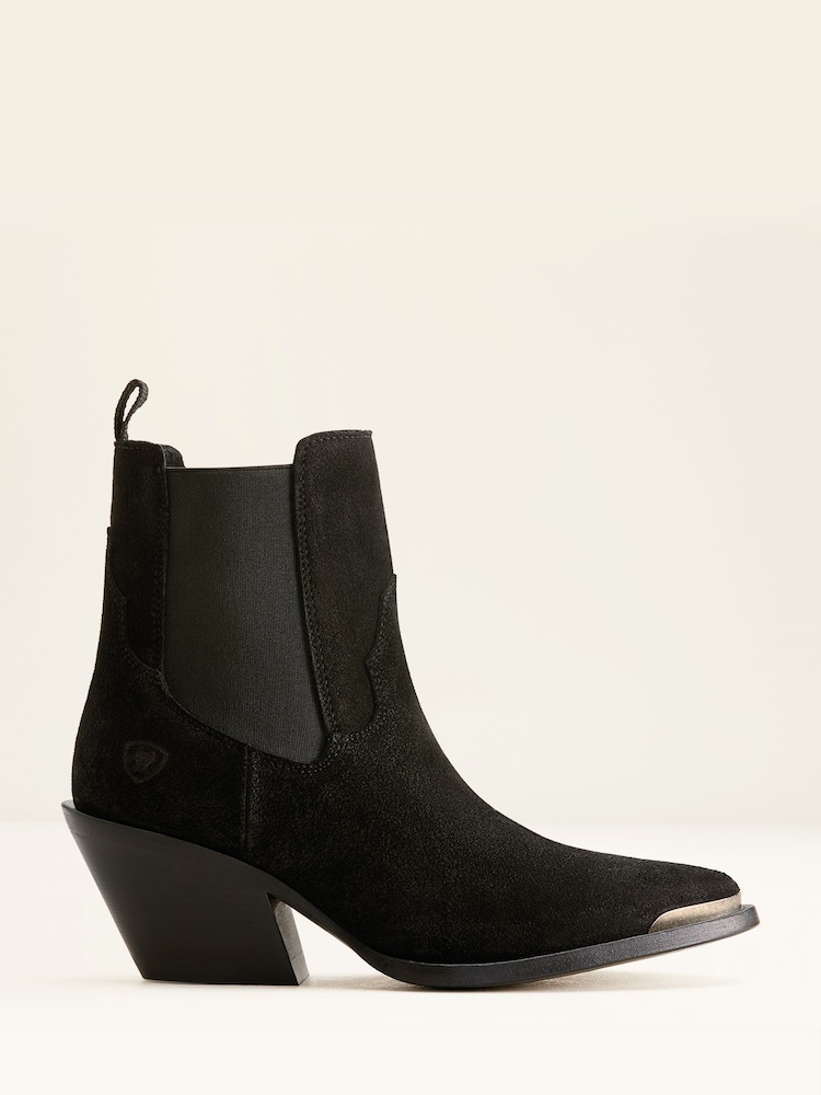 Ariat Shiloh Suede J Toe Western Brown Boots - Image 1 of 3