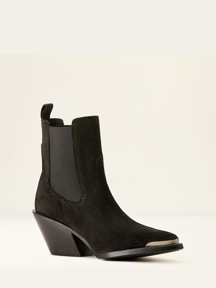 Ariat Shiloh Suede J Toe Western Brown Boots - Image 2 of 3