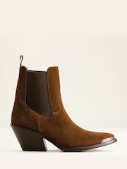 Ariat Shiloh Suede J Toe Western Brown Boots - Image 1 of 5