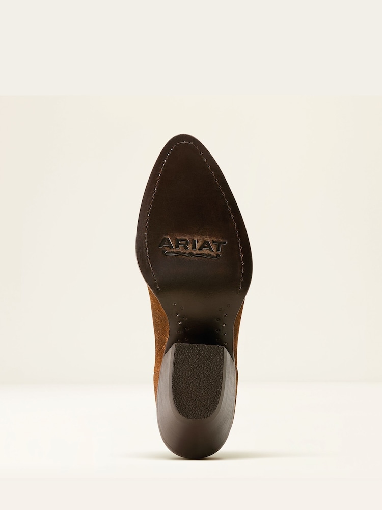 Ariat Shiloh Suede J Toe Western Brown Boots - Image 5 of 5