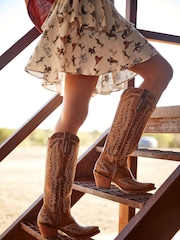 Ariat Casanova X Toe Leather Western Brown Boots - Image 2 of 7
