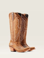 Ariat Casanova X Toe Leather Western Brown Boots - Image 4 of 7