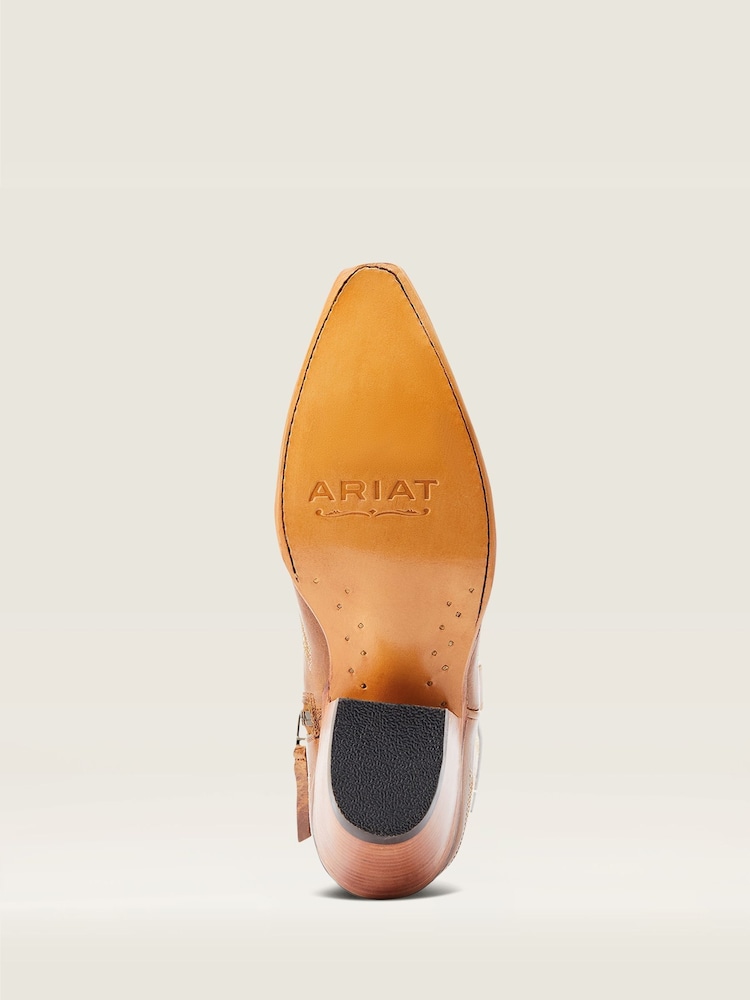 Ariat Casanova X Toe Leather Western Brown Boots - Image 7 of 7