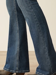 Ariat Blue Perfect Rise Christine Flare Jeans - Image 6 of 6