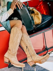 Ariat Casanova X Toe Leather Western Brown Boots - Image 1 of 6
