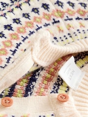Cream Fairisle Baby Knitted Top and Leggings Set (0mths-2yrs) - Image 13 of 19