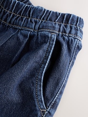Dark Blue Pull On Wide Leg Jeans (6-16yrs) - Image 8 of 9