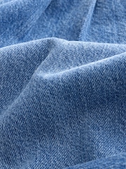 Mid Blue Pull On Wide Leg Jeans (6-16yrs) - Image 7 of 8