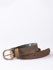 Marrón - Cinturón de cuero Kendal de Lakeland Leather - Imagen 1 de 3