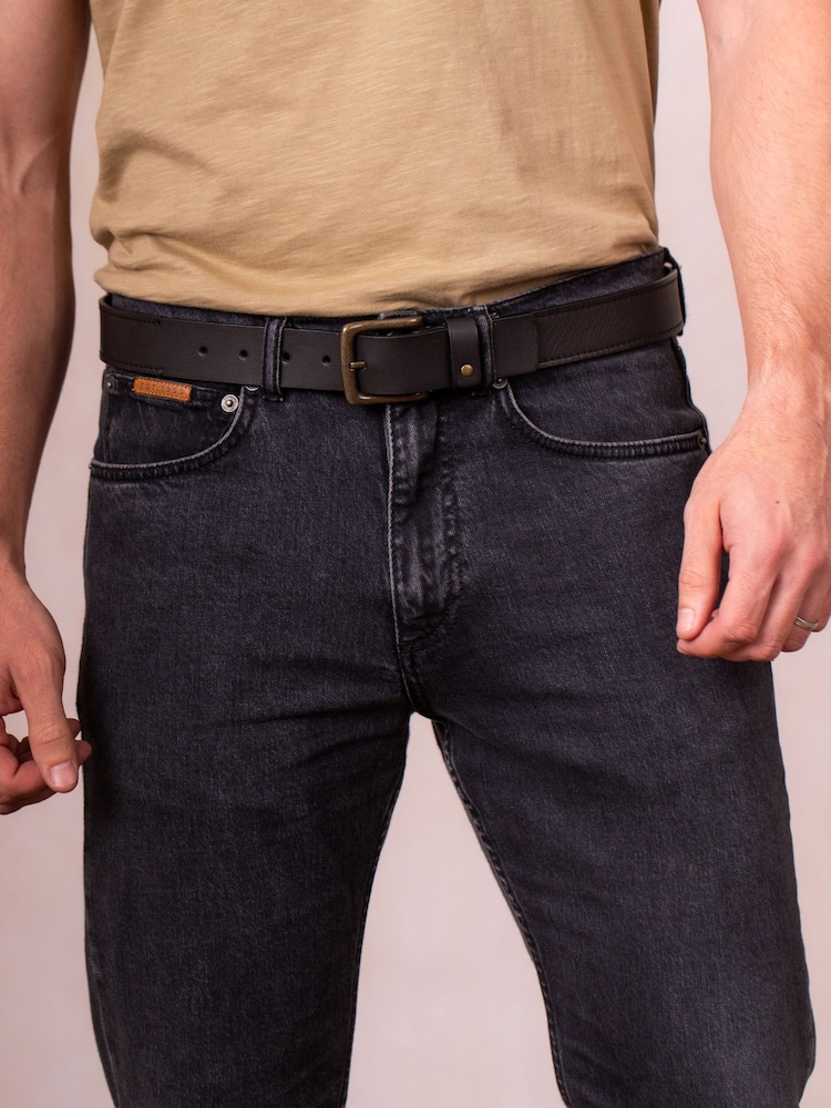 Lakeland Leather Black Eskin Belt - Image 4 of 4 Lakeland Leather Black Eskin Belt - Image 4 of 4
