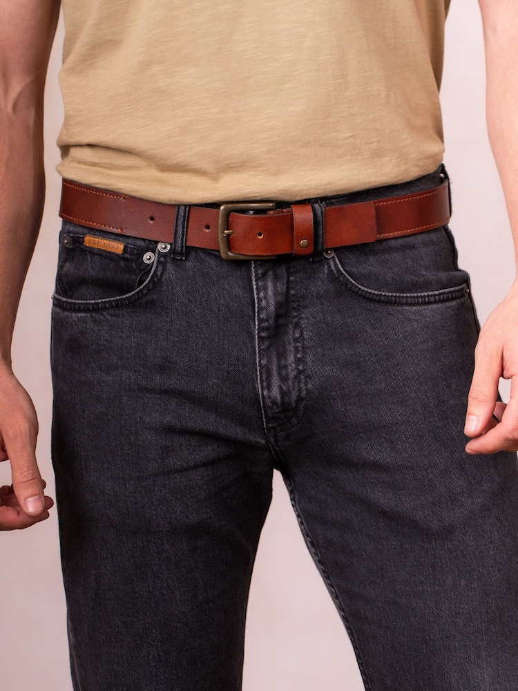 Lakeland Leather Brown Eskin Belt - Image 4 of 4 Lakeland Leather Brown Eskin Belt - Image 4 of 4