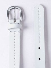 Blanco - Cinturón de cuero Kendal de Lakeland Leather - Imagen 3 de 3