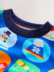 Little Bird by Jools Oliver Jersey Snow Globe Printed Christmas Sweatshirt - Bild 9 von 11
