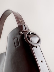 Cherry Red Mini Bucket Bag - Image 4 of 8