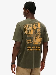 Superdry Green 100% Cotton Trade Tools Loose T-Shirt - Image 2 of 6