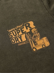 Superdry Green 100% Cotton Trade Tools Loose T-Shirt - Image 6 of 6