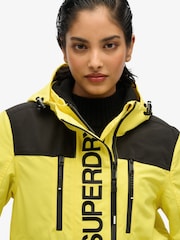 Superdry Yellow Colour Block Ultimate Windbreaker Jacket - Image 4 of 5