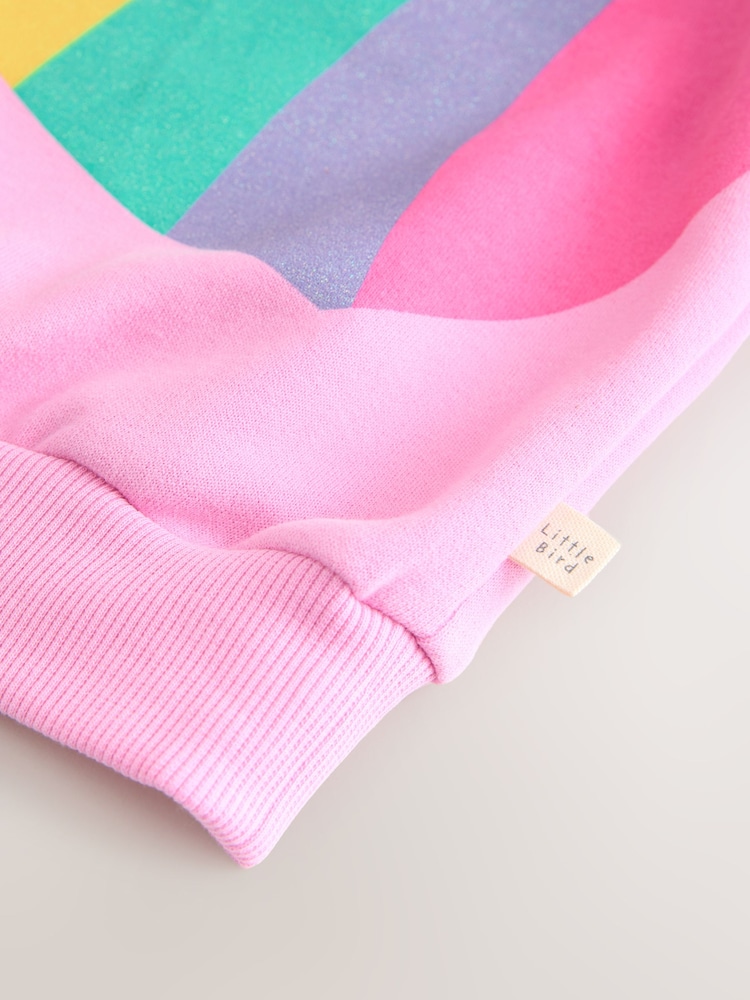 Little Bird by Jools Oliver 2 Piece Love and Rainbow Jumper and Leggings Set - صورة 4 من 4