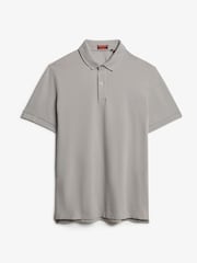 Superdry Grey City Pique Polo Shirt - Image 5 of 6