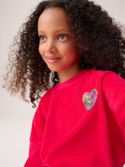 Little Bird by Jools Oliver 2 Piece Velour Glitter Tracksuits - صورة 5 من 5