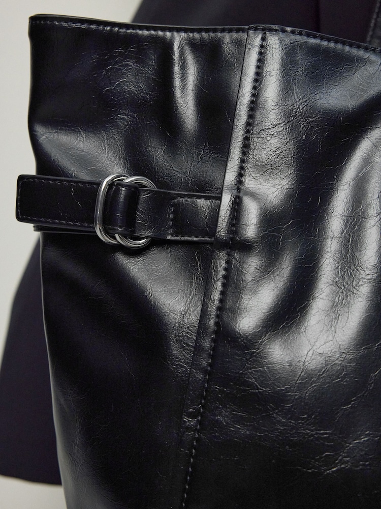 Black Large Shoulder Bag - Image 8 of 8
