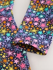 Little Bird by Jools Oliver Navy Rainbow Long Sleeve Skater Dress - Image 8 of 10