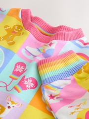 Little Bird by Jools Oliver Christmas Skater Sweat Dress - Imagen 8 de 9