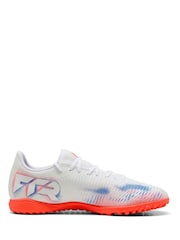 Puma White Mens Future 8 Play Astro Turf Football Boots - Image 1 of 6