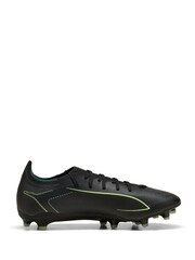 Puma Black Mens Uktra 6 Match Firm Ground Football Boots - Image 1 of 6