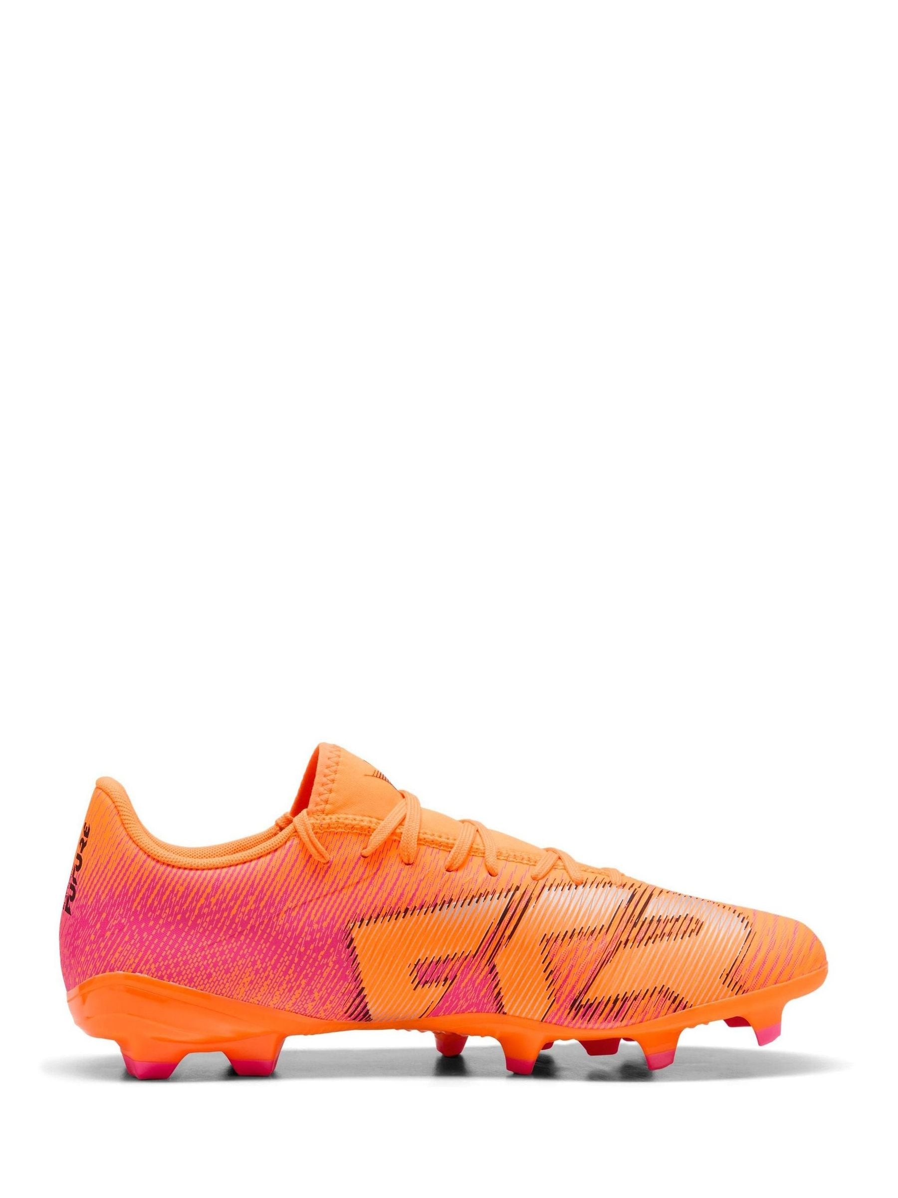 Buy Puma Orange Mens Future 8 Play Firm Ground Football Boots from