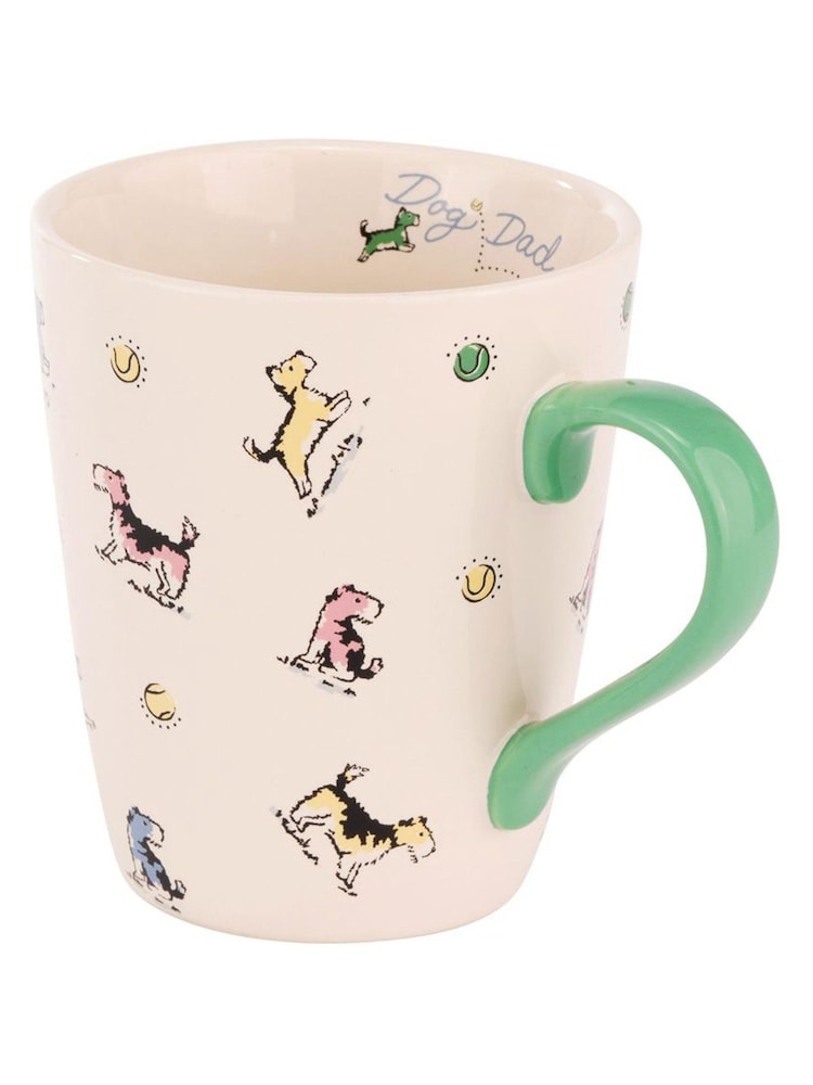 Cath Kidston Cream Dog Dad Stanley Mug - Image 3 of 3 Cath Kidston Cream Dog Dad Stanley Mug - Image 3 of 3