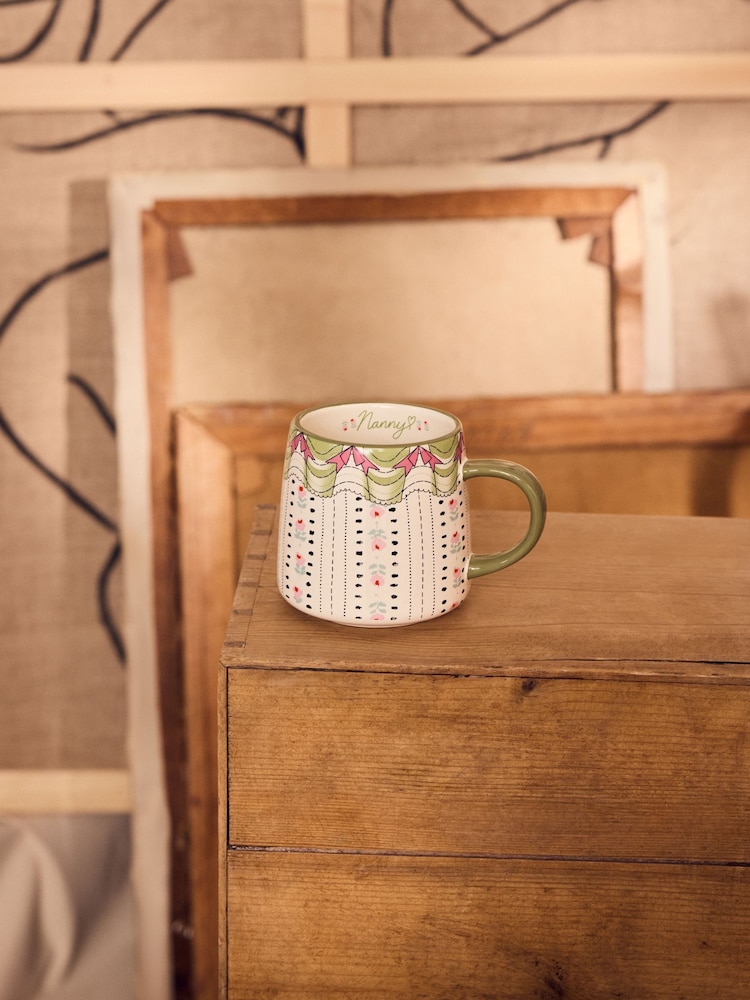 Cath Kidston Cream Spring Birds Nanny Billie Mug - Image 1 of 4