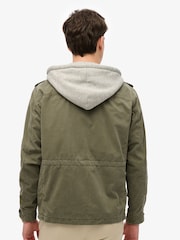 Superdry Green Hooded Rookie Field Jacket - Image 2 of 7