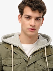 Superdry Green Hooded Rookie Field Jacket - Image 5 of 7
