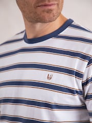 Lakeland Clothing Gestreiftes T-Shirt, Blau - Bild 2 von 8
