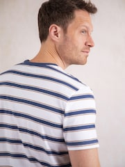 Lakeland Clothing Gestreiftes T-Shirt, Blau - Bild 8 von 8