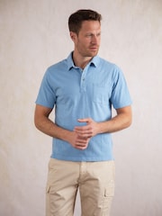 أزرق كروم - Lakeland Clothing Purple Newlands Pocket Polo Shirt - صورة 1 من 8