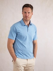 أزرق كروم - Lakeland Clothing Purple Newlands Pocket Polo Shirt - صورة 3 من 8