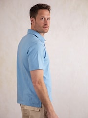 أزرق كروم - Lakeland Clothing Purple Newlands Pocket Polo Shirt - صورة 4 من 8