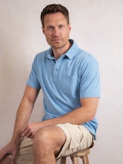 أزرق كروم - Lakeland Clothing Purple Newlands Pocket Polo Shirt - صورة 5 من 8