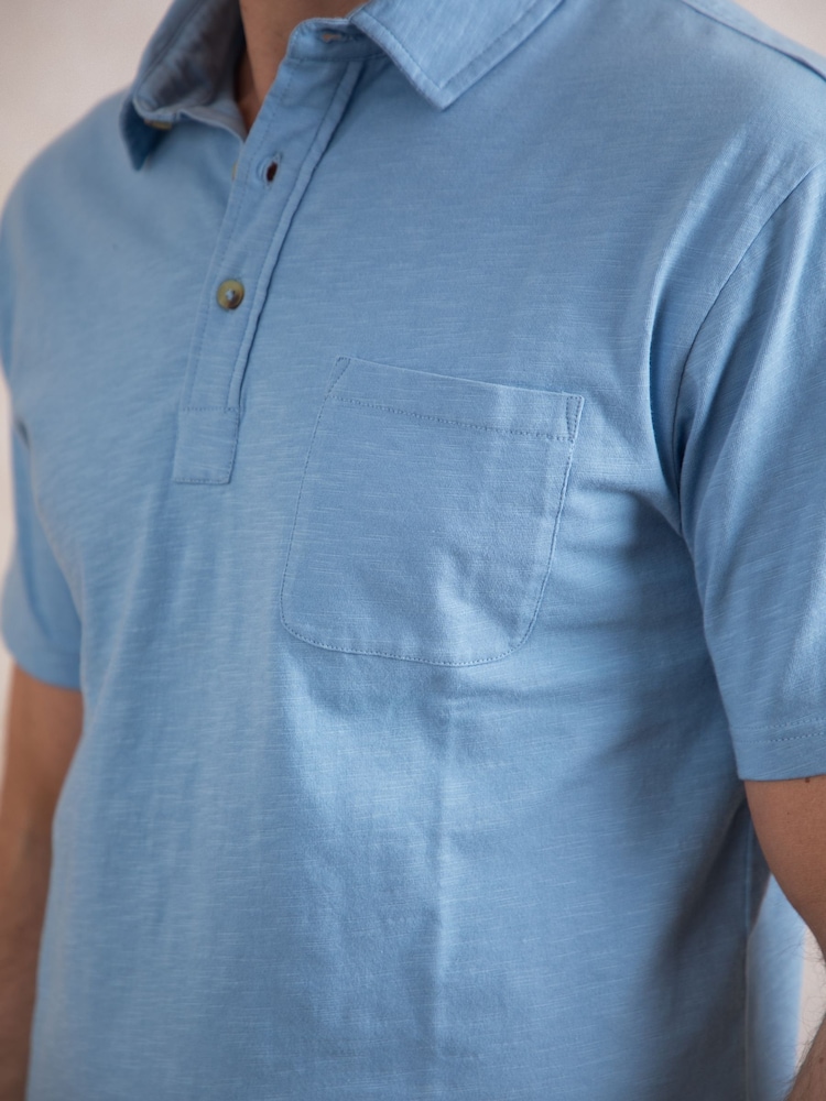 Lakeland Clothing Purple Newlands Pocket Polo Shirt - Image 6 of 8
