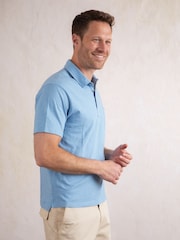 أزرق كروم - Lakeland Clothing Purple Newlands Pocket Polo Shirt - صورة 8 من 8