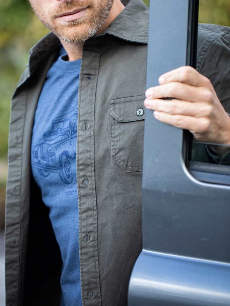 Lakeland Clothing Green Oxenholme Utility Shirt - Image 2 of 9