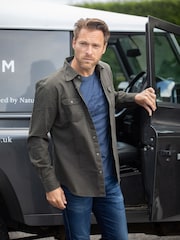 Lakeland Clothing Green Oxenholme Utility Shirt - Image 5 of 9