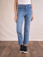 Lakeland Clothing Blue Sawyer Bootcut Jeans - Image 1 of 5