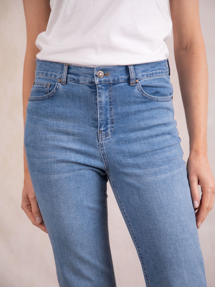 Lakeland Clothing Blue Sawyer Bootcut Jeans - Image 2 of 5