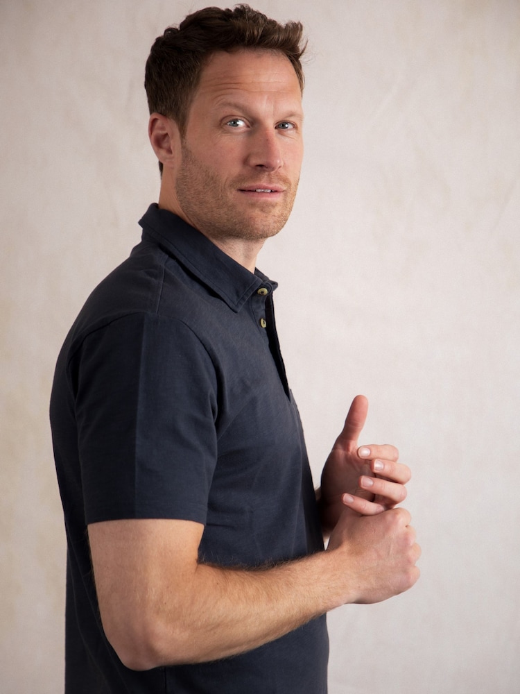 Lakeland Clothing Purple Newlands Pocket Polo Shirt - Image 4 of 7